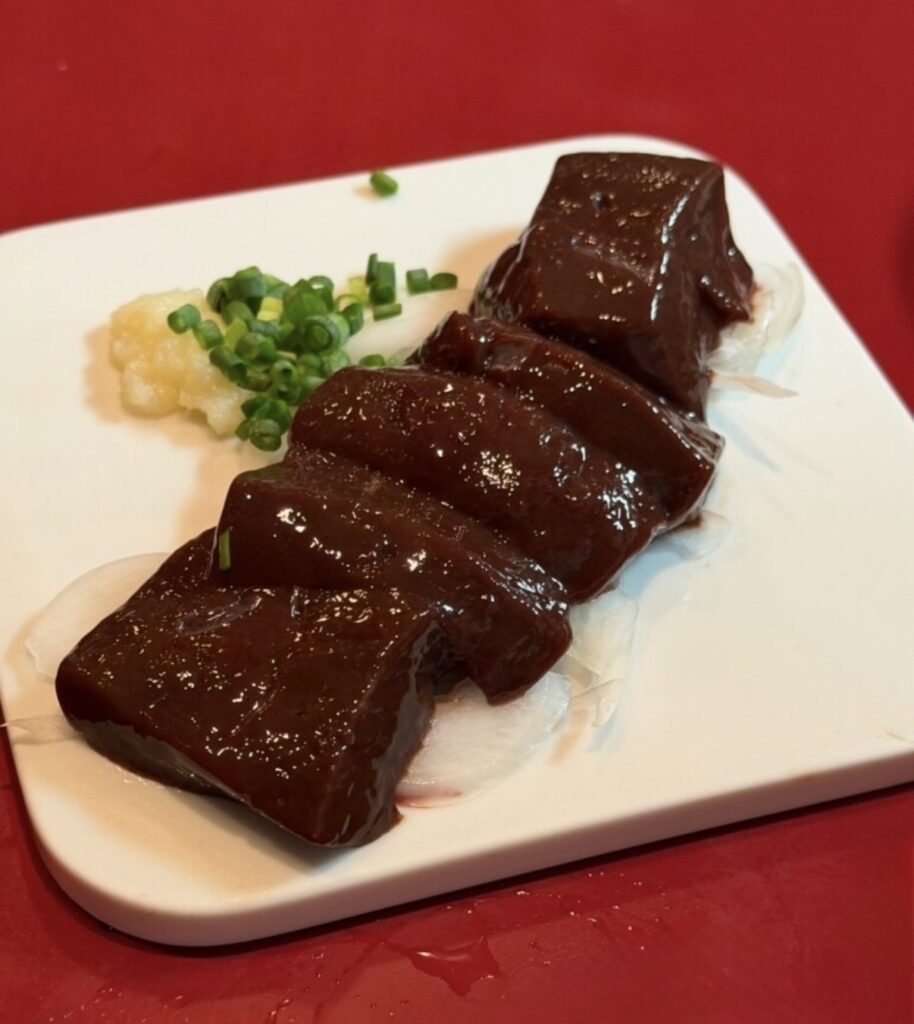 ホルモン屋 だん 新橋総本店の焼きレバー