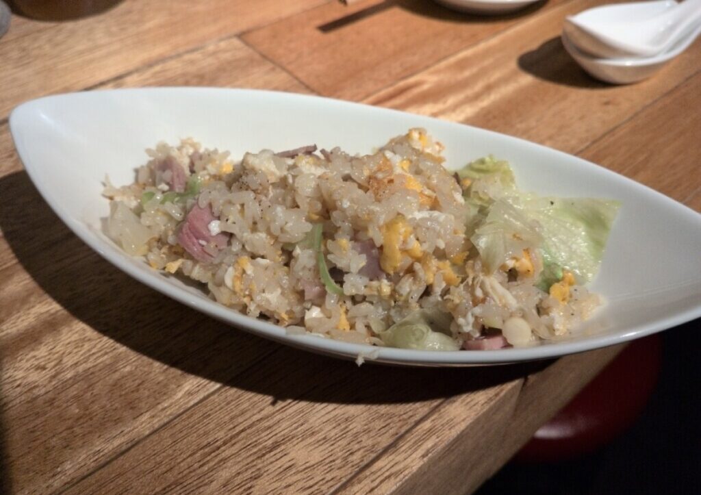 屋上屋台中華りんりんの日替わり炒飯